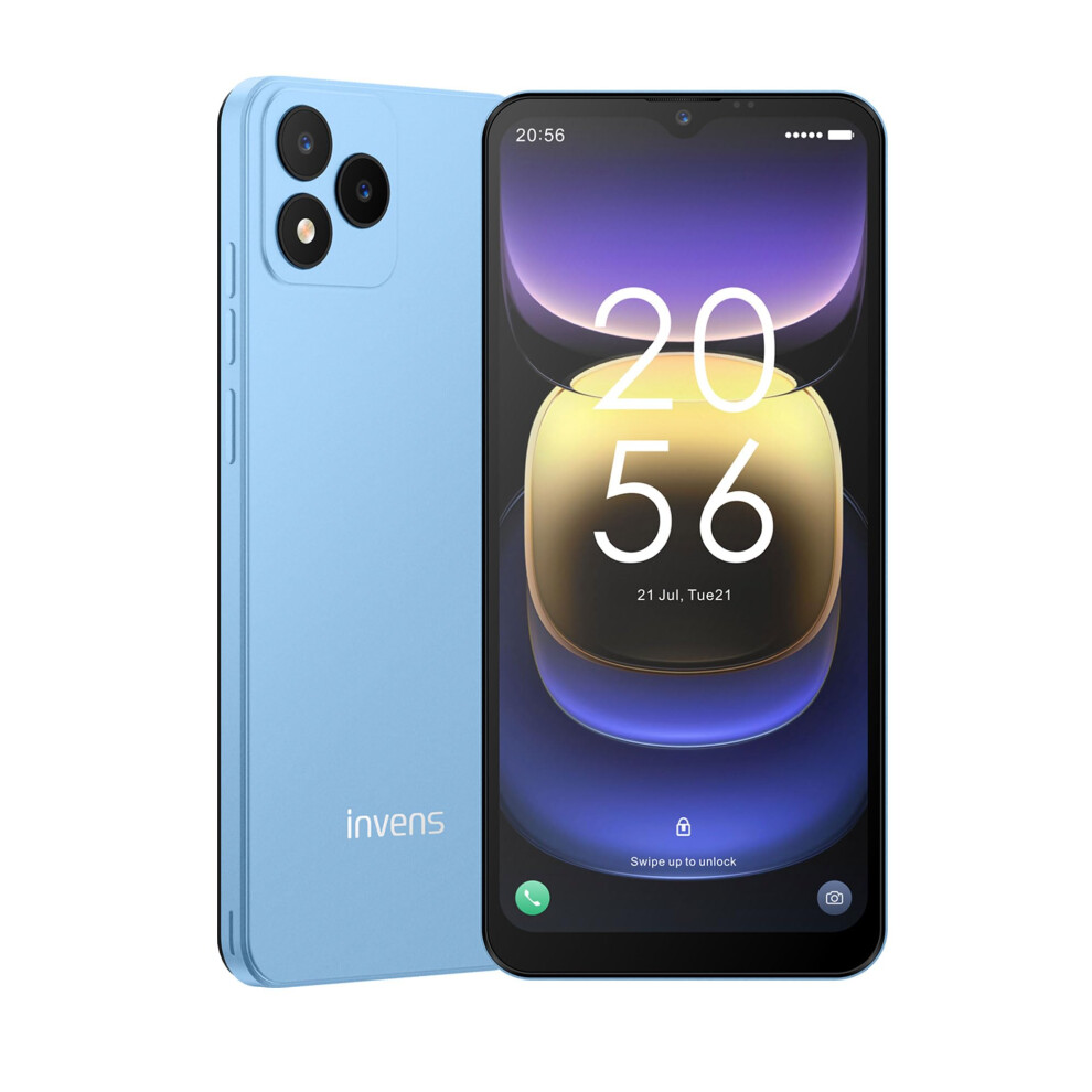 Invens Note Tk01 Smartphone Android 12 4G, 4250Mah Battery, 6.6" Hd+ Display, 16Mp+5Mp Camera, 4+32Gb/256Gb, Dual Sim/Face Unlock/Otg/Gps Unlocked Mo 5008837542736