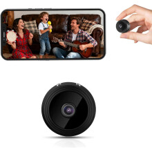 TECHO Mini Spy Hidden Camera, Full HD 1080P Wireless WiFi home security camera, Baby Monitor, Nanny Indoor Camera with Night Vision, Motion Detection