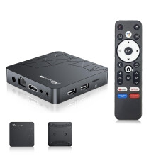 Android TV Box 14.0 Media Player, RK3518 Quad Core Android Box 4K HDR, 8K Video Decoding, Dual Band WiFi 6 Compatible, Bluetooth 5.0, HDMI 2.0b, 2GB