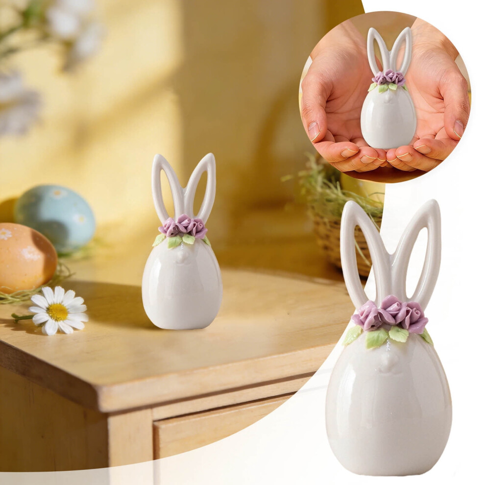 Mini-Keramik-Osterhasenfigur