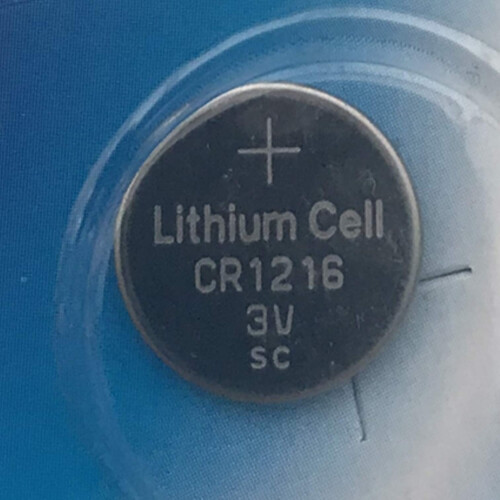 5 x Eunicell CR1216 3v Lithium Batteries 2