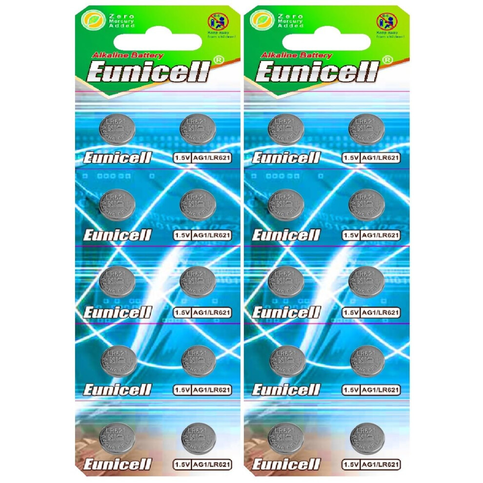 20 Eunicell Ag1 Button Cell Batteries 46785749