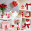 Tiny Dwarf Statue Valentine's Day Tiered Tray Table Display Decor 4