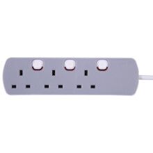 PRO ELEC PELB1761 3 Gang Extension Lead Individually Switched, 90 cm