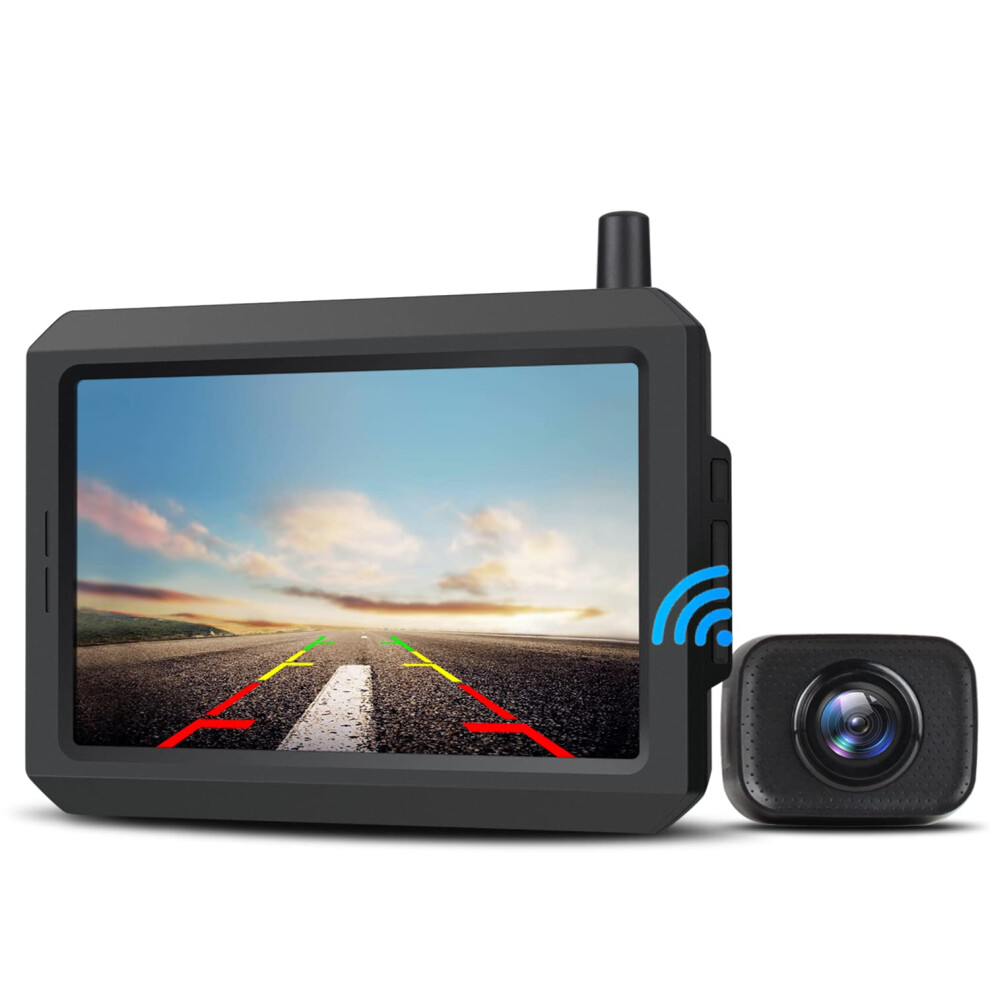 Auto-Vox W7 Digital Wireless Reversing Camera Kit Stable Signal Reverse Ip68 Waterproof Rear View Backup Camera With Clear Image Black 43847327