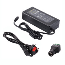 12V 5A Power Supply UK - COLM AC 100-240V 50-60HZ DC 12V 60W Adapter Charger Transformer 5.5x2.5mm DC Output Jack for 5050 3528 LED Strip Light LED D