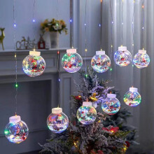 Guirlande lumineuse LED rideau pour Noël, sapin et décoration intérieure, une idée cadeau pour toute l'année