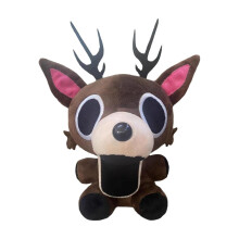 99Nights in The Forest Q-versie Hert Pluche Speelgoed – Zacht, Knuffelbaar Knuffeldier, Ideaal Kerstcadeau voor Fans (1 stuk)