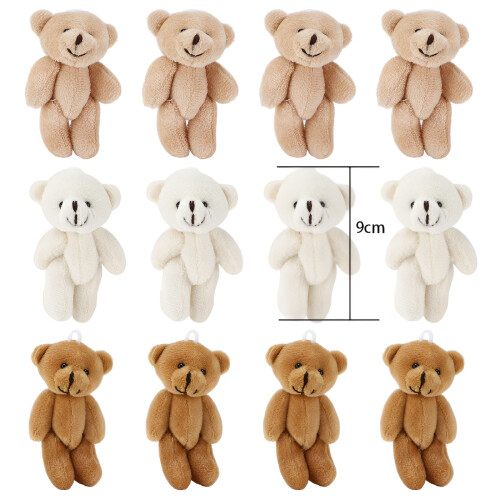 12 Mini Pehmolelua – Pehmeitä Avaimenperäleluja 1
