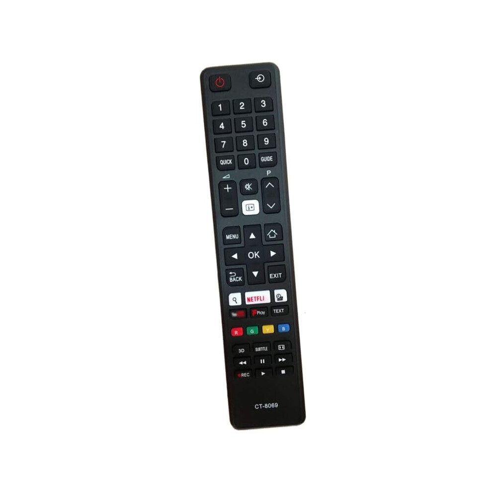 For Toshiba Ct-8069 Remote Replacement For Toshiba Remote Control Lcd Led Smart Tv - No Setup Needed 5004073172959
