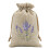 Presentpåsar med dragsko, säckväv, lavendel, 12 st 1