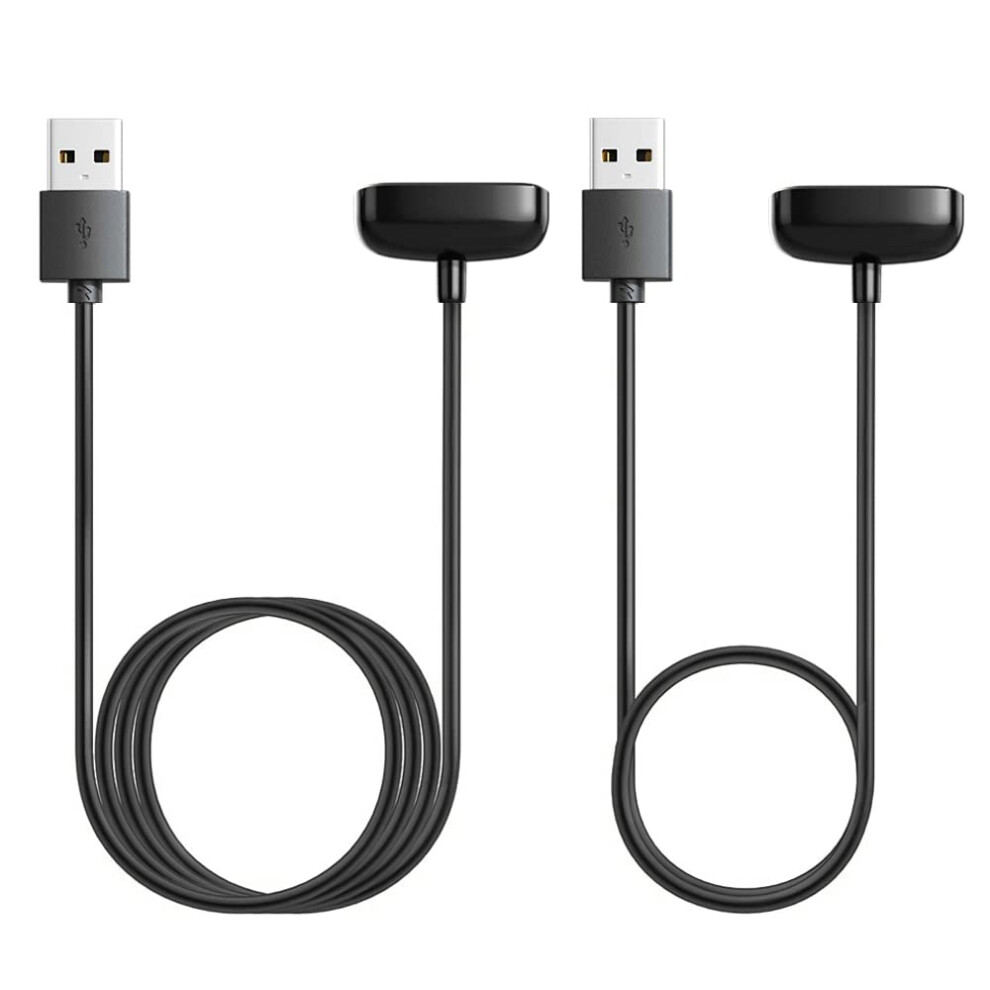 Awinner 2 Pack Compatible For Fitbit Charge 6/Charge 5/Luxe Smartwatch Cable Charger 96642313