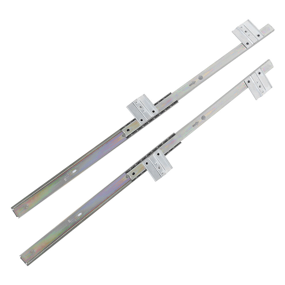 1 Pair Heavy-Duty Drawer Slides For Keyboard Tray With High Bearing Capacity And Steel Material 9418476422492