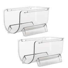 OUNONA 2Pcs Stackable Wine Racks Business Gift Plastic for Hotel and Restaurant Storage