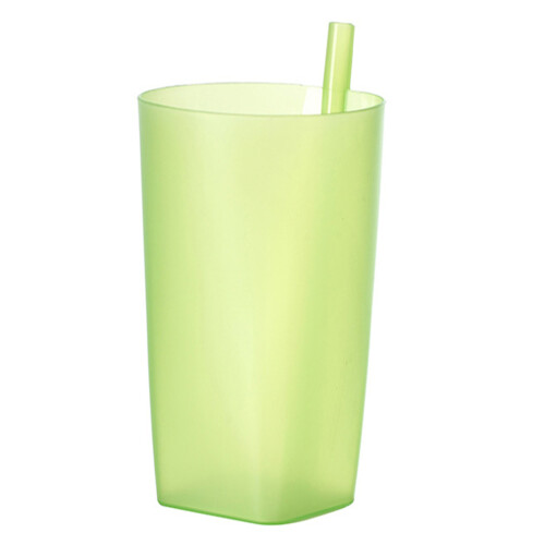 Πλαστικά ποτήρια μωρού 360ml%26380ml με καλαμάκι, στεγανό ποτήρι μεγάλης χωρητικότητας 2