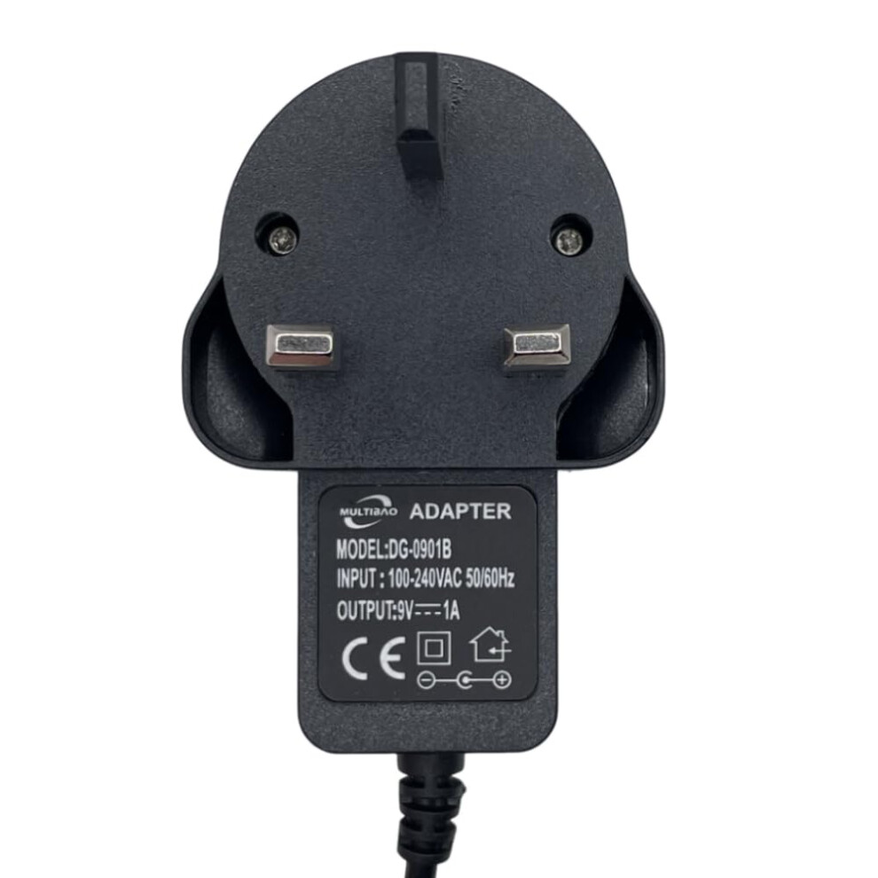 Multibao 9V 1A 1000Ma Power Supply Ac To Dc Power Charger Adapter Replacement Power Supply Adapter 5.5Mm X 2.1Mm For Led Strips, Cctv System, Cameras 86794619