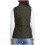 Vest for Women Winter Fall Basic Button Vest Solid Keep Warm Sleeveless Jacket with Pocket,Olive Green 5