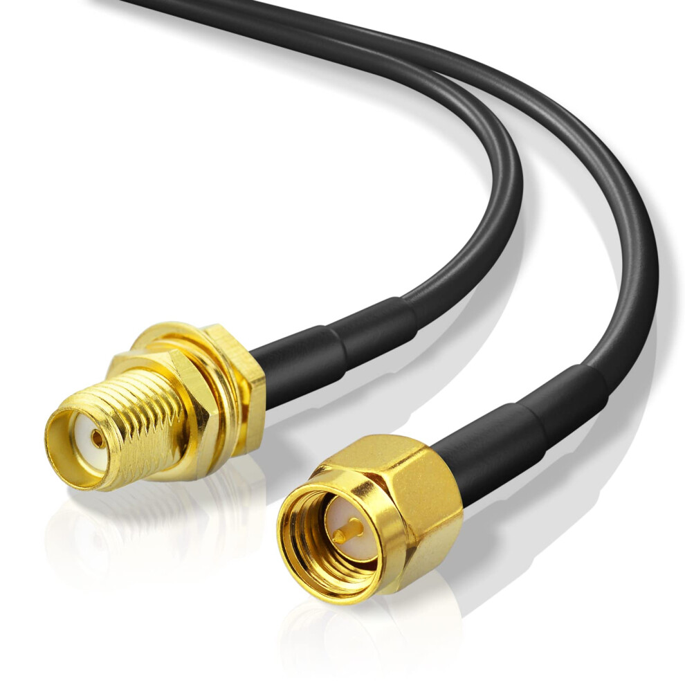 Superbat Sma Wifi Antenna Extension Cable 2M Male To Female Rg174 Coaxial Cable 50Ohm For 4G Lte Router, Gateway Modem, Pcie Network Card, Rtl-Sdr Us 45187056