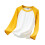 T-shirts garçon à col rond, manches longues, patchwork raglan, coupe ample et décontractée, taille 6-7 ans. 1