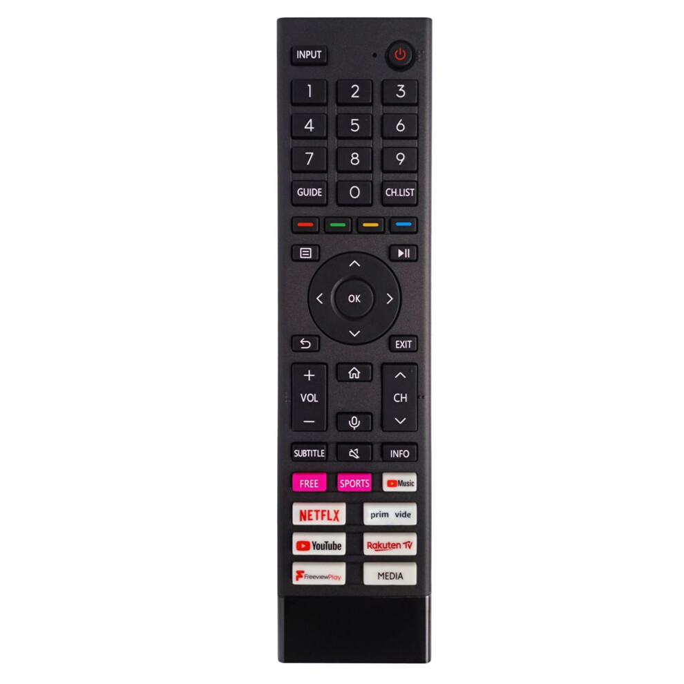 Foxrmt Erf3a80 Replacement Hisense Remote Control Fit For Hisense 4K Uhd Tv - No Setup Required Light 48067065