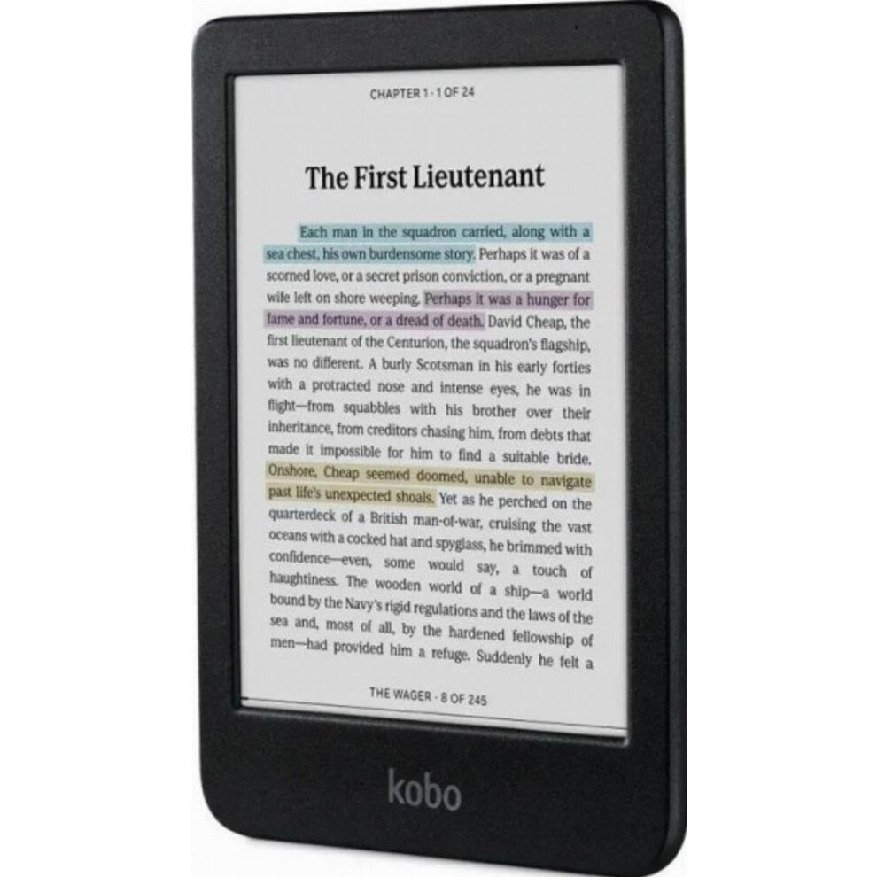 Kobo Clara Colour | Colour Ereader | 6" Glare-Free Colour And Ink Kaleido 3 Display | Mode Option | Waterproof | Audiobooks | 16Gb Of Storage (B Dark 35627241