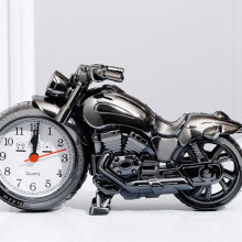 Motorcycle Model Motorbike Alarm Clock Student 23*13cm Black
