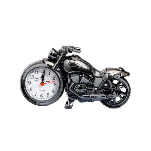 Model motocyklu, budík, student, 23*13 cm, černý 2