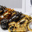 Model motocyklu, budík, student, 23*13 cm, černý 4