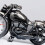 Model motocyklu, budík, student, 23*13 cm, černý 8