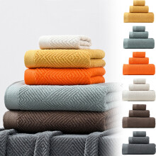 Ensemble de serviettes de bain PRETXORVE, grandes serviettes de bain, ensemble de 3 serviettes de bain en coton épais, doux et absorbant, pour la