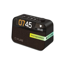 Pure Moment Bedside & Office Alarm Clock (DAB+/FM Digital Radio, Bluetooth, Sleep Sound White Noise Machine, Sleep Aid, Wake-Up Light, Night Light, D
