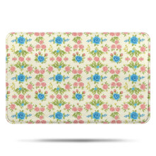 Tapete de banheiro Pioneer Flower Floral Antiderrapante 17x27 polegadas