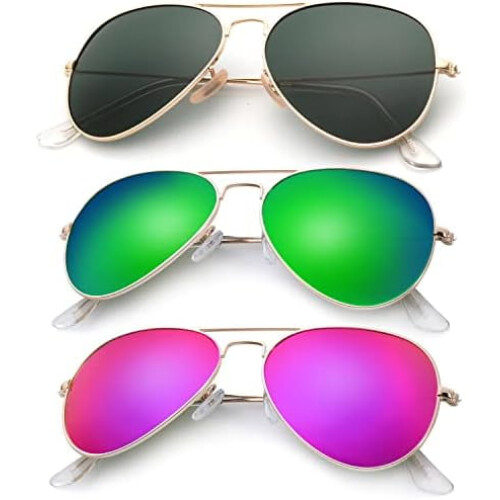 Aviator solglasögon polariserade UV-skydd