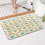 Tapete de banheiro Pioneer Flower Floral Antiderrapante 17x27 polegadas 4