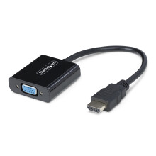 StarTech.com HDMI to VGA Adapter, Active Video Converter For Laptop/Desktop, 1920x1080 (1080p), HDMI Source to VGA Monitor