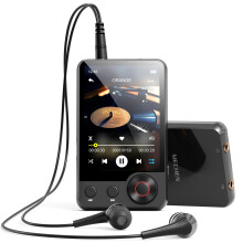 128GB MP3 Player with Bluetooth - MECHEN D53 Portable MP3 Touch Screen Music Player with HiFi Speaker, 2.4" Screen MP3 Player with Voice Recorder, FM