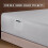 Microfiber Sheet Set Full Size 4-Piece Silver Grey 5