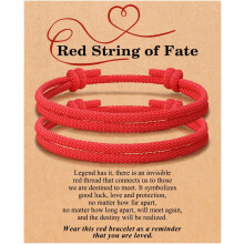 Verstellbare Partnerarmbänder aus Seil für Sie und Ihn – Geschenk zum Jahrestag, Valentinstag, Geburtstag oder zu Weihnachten – Passend für