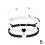 Set di braccialetti dell'amicizia a forma di cuore per coppie (2 pezzi) 1