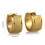 Ayyufe1Pair Ανδρικά Γυναικεία Σκουλαρίκια Huggie από Τιτάνιο Ατσάλι με Θαμπό Γυαλιστερό 4