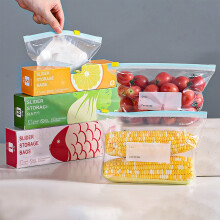 Bolsas Ziploc Wzzjkit, bolsas para congelación de grado alimenticio, bolsas de almacenamiento herméticas y resellables para uso doméstico, bolsas