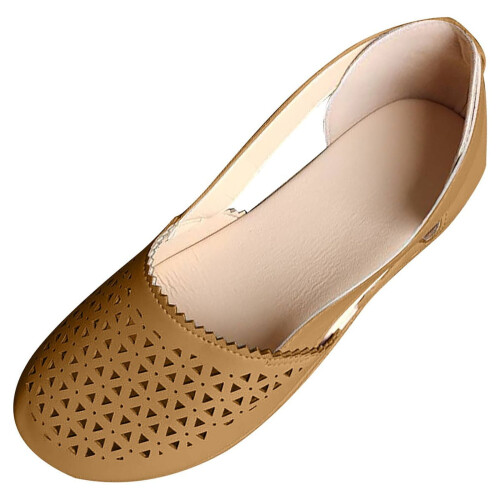 Γυναικεία καλοκαιρινά μοντέρνα casual σανδάλια casual flat μονόχρωμα παπούτσια με τρύπα