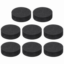 sourcing map 8 Pcs Single Sided Speaker Isolation Feet Pads, 30mmx10mm Non Slip Foam Shock Absorption Base Pad Amplifier Stand Feet Mat for Speaker H