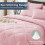 Pink full comforter set ultra soft 7-piece 2
