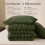 Olive Green Fleece Comforter Set Queen 1+2 7