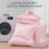 Pink full comforter set ultra soft 7-piece 4