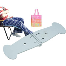 Reposapiés ajustable para debajo del escritorio con espuma viscoelástica - Soporte de piernas plegable y portátil para silla de oficina, ordenador
