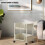 Rolling Storage Cart 2-Tier Portable Organizer with Wheels 6