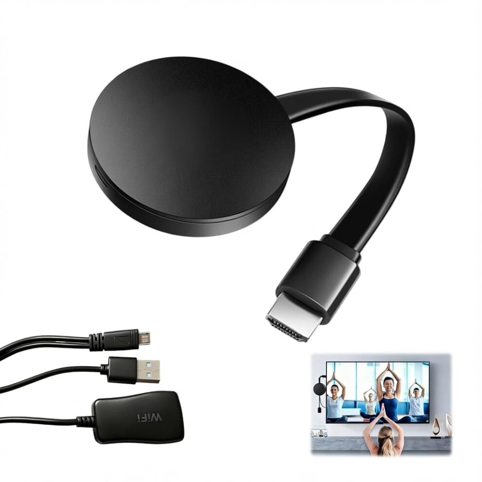 Wireless Hdmi Display Adapter 4K 1080P 2.4/5Ghz Wifi Hdmi Dongle For Mira-Cast/Dlna/Air-Play For Phone/Tablet/Laptop/To Hdtv/Monitor/Projector Compat 33460635