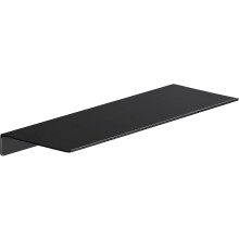 Danpoo Metall-Wandregal, schwarzes Wandregal, kleines Badezimmerregal, 40 cm breites Ausstellungsregal zur Wandaufbewahrung